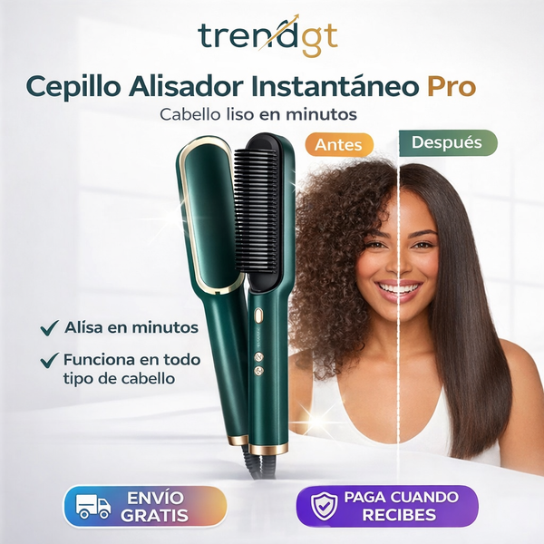 Cepillo Alisador Eléctrico Portátil G