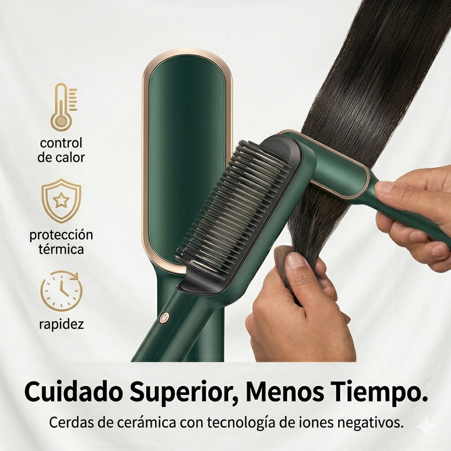 Cepillo Alisador Eléctrico Portátil G